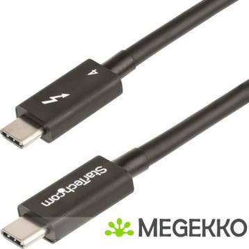 StarTech.com Thunderbolt 4 40Gbps 100W USB Type-C 1m, Computers en Software, Pc- en Netwerkkabels, Verzenden, Nieuw