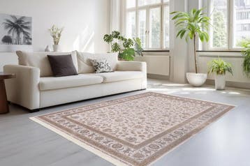 Perzisch Tapijt | Portofino | Floraal | Crème | 200x290 cm, Verzenden, Nieuw
