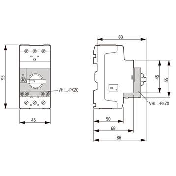 Eaton PKZM0-1 Motorbeschermingsschakelaar 0.63-1A - 072734, Verzenden, Nieuw, Overige typen