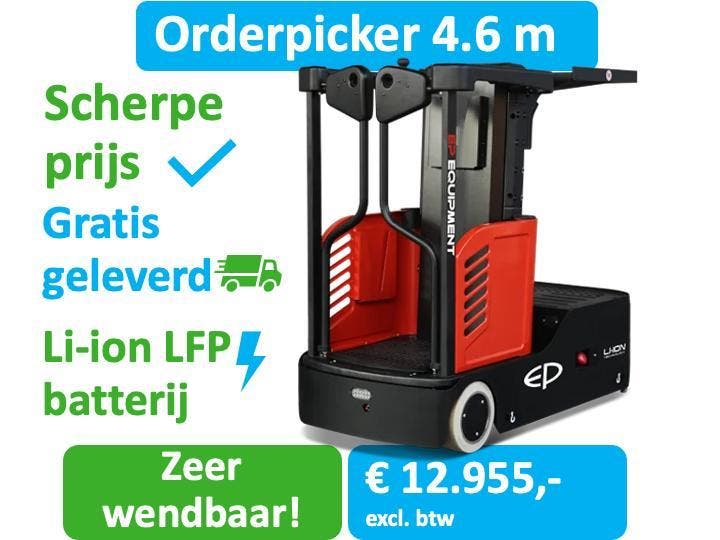 Orderverzameltruck, E-commerce, order pickhoogte 4.6 meter!, Zakelijke goederen, Machines en Bouw | Heftrucks en Intern transport