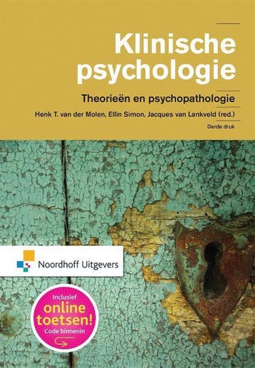 9789001846244 Klinische psychologie Henk t. van der Molen, Verzenden, Nieuw, Henk t. van der Molen