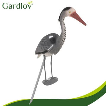 Gardlov Grijze reiger tuindecoratie 66 cm op prikker van..., Ophalen of Verzenden, Nieuw