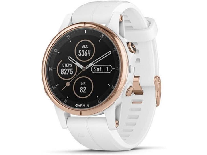 Garmin Fenix 5S Plus - GPS Smartwatch - Hartslagmeting -, Sieraden, Tassen en Uiterlijk, Smartwatches, Zo goed als nieuw, Verzenden