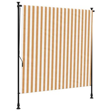 Terrasscherm Oranje-Wit | UV-bestendig | Laatste Stuk!, Tuin en Terras, Overige typen, Ophalen of Verzenden, 150 tot 300 cm, Minder dan 250 cm