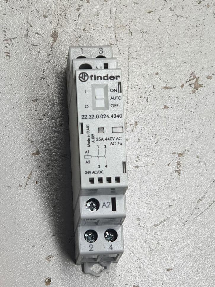 finder 22.32.0.024.4340 Contactor Sourced from working, Doe-het-zelf en Verbouw, Overige Doe-het-zelf en Verbouw, Nieuw, Verzenden
