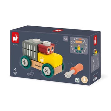 Janod BricoKids - Houten bouwwagen van €19,99 voor €11,99, Ophalen of Verzenden, Nieuw