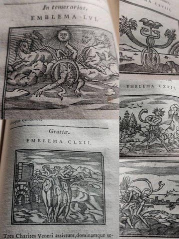Andrea Alciati - Emblemata - 1781, Antiek en Kunst