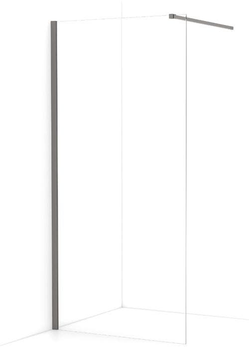 SALE - Oslo 110 x 200 - Gun Metal - Inloopdouche -, Doe-het-zelf en Verbouw, Sanitair, Nieuw, Ophalen of Verzenden