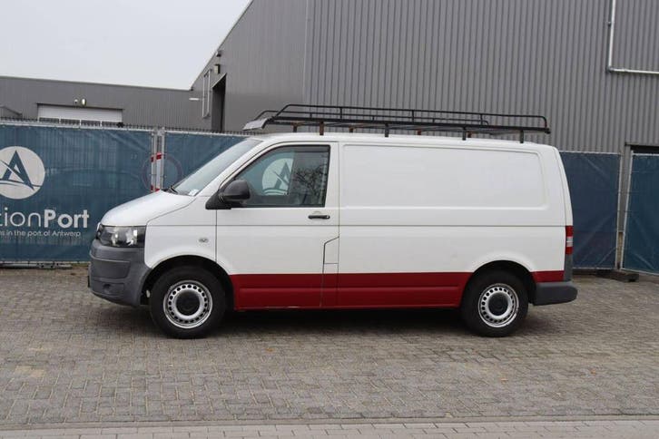 Veiling: Bestelwagen Volkswagen TRANSPORTER Diesel 2010, Auto's, Bestelauto's, Handgeschakeld, BTW verrekenbaar, Diesel, Wit, Gebruikt