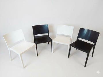 Piero Lissoni - Stoel (4) - Lizz - Plastic