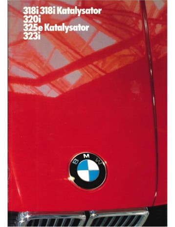 1986 BMW 3 SERIE SEDAN BROCHURE DUITS, Nieuw, BMW, Author