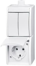 ABB Busch-Jaeger Combischakelaar Contactdoos IP44 serie -, Verzenden, Nieuw, Overige typen