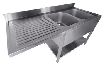 700 Spoeltafel Bodem Met Uitsp. Vaatwasser Demontabel 2 Rech, Ophalen of Verzenden, Nieuw in verpakking