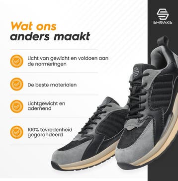 Shraks Venu Veiligheidsschoenen Maat 47 - Werkschoenen voor, Ophalen of Verzenden, Zo goed als nieuw