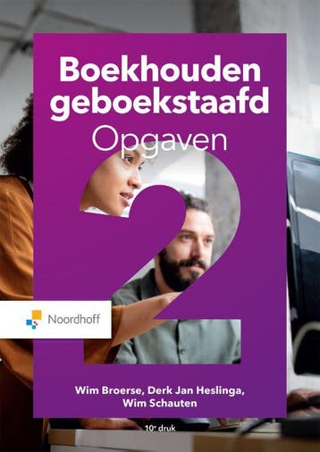 Boekhouden Geboekstaafd 2, 9789001017347, Boeken, Verzenden, Zo goed als nieuw, HBO