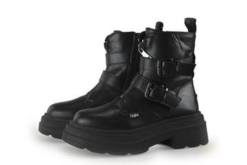 Buffalo Biker boots in maat 39 Zwart, Kleding | Dames, Verzenden, Zwart, Overige typen, Zo goed als nieuw