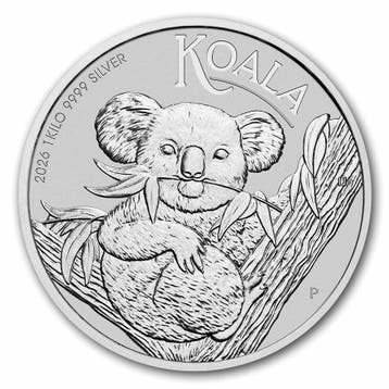 Koala 1 kg 2026, Verzenden, Losse munt, Zilver