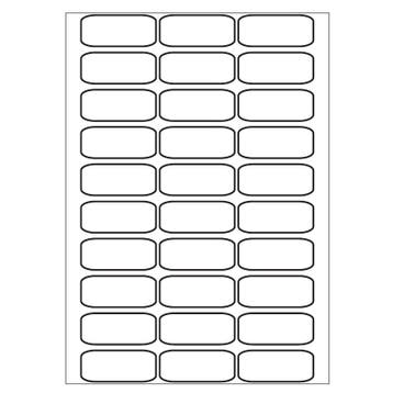 A4 etiketten 60 x 25 mm wit 100 vel Sorex, Verzenden, Nieuw, Sorex