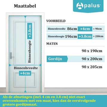 Magnetische Hordeur 90x200 - Robuust & Duurzaam - Retourtje, Kunststof, 80 tot 100 cm, Hordeur, Ophalen of Verzenden