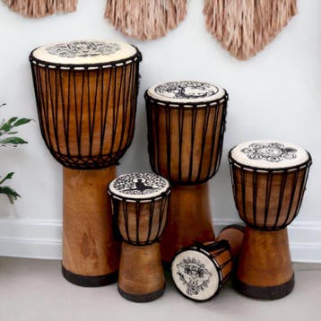 Djembé Drums & Sjamanistische Trommels – Handgemaakt Bali, Verzenden, Nieuw, Trommel