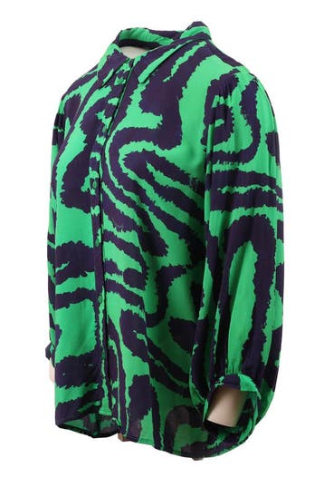 Pom Amsterdam Blouse in maat 42 Groen, Kleding | Dames, Pom Amsterdam, Verzenden, Gedragen, Groen