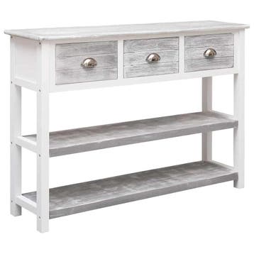 vidaXL Dressoir 108x30x76 cm massief paulowniahout, Huis en Inrichting, Verzenden, Nieuw, Overige houtsoorten, Minder dan 50 cm