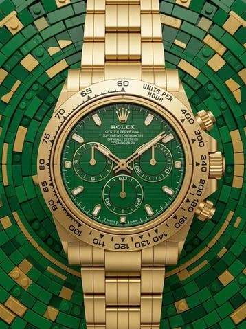 Naro - Canvas [XL] - Rolex Daytona Golden Brick Luxury, Nieuw