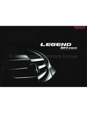 2007 HONDA LEGEND SH-AWD BROCHURE FRANS, Nieuw, Honda, Author