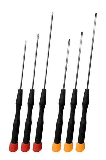 Set van 6 extra lange precisie schroevendraaiers, Ophalen of Verzenden, Nieuw