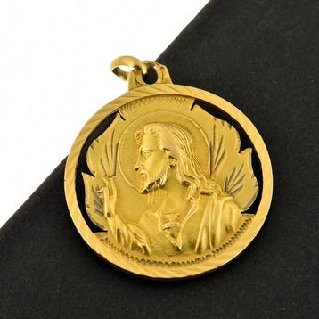 Hanger - 18 karaat Geel goud, Sieraden, Tassen en Uiterlijk