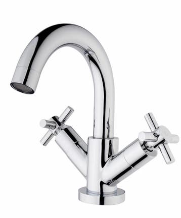 Donar Cross Wastafelmengkraan 2-Knops Chroom, Ophalen of Verzenden, Nieuw, Wasbak of Wastafel
