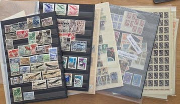 Russische Federatie - d169) Russia + Poland many airpost, Gestempeld
