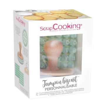 ScrapCooking Koekjesstempel met Eigen Tekst, Hobby en Vrije tijd, Verzenden, Nieuw