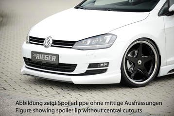 Rieger spoilerlip | geschikt voor VW Golf 7 VII 2013-2017 |, Verzenden, Nieuw, Volkswagen