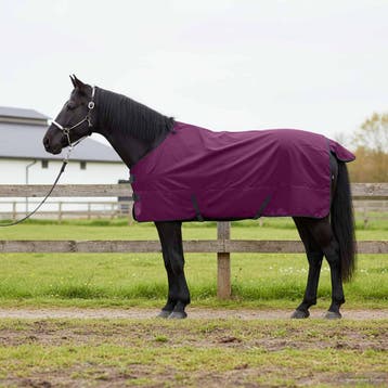 vidaXL Paardendeken Donkergroen en Zwart 145 cm Polyester, Dieren en Toebehoren, Paarden en Pony's | Overige Paardenspullen, Verzenden