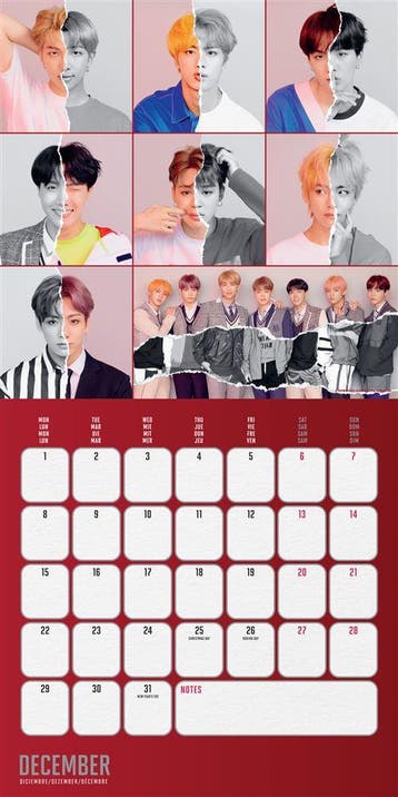 kpop merchandise - Bts =calendar= - Bts official calendar..., Verzenden, Zo goed als nieuw