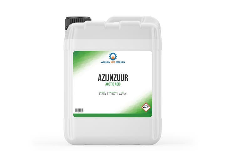 Wmm Chemie Azijnzuur 20 5 liter, jerrycan, Doe-het-zelf en Verbouw, Overige Doe-het-zelf en Verbouw, Nieuw, Verzenden