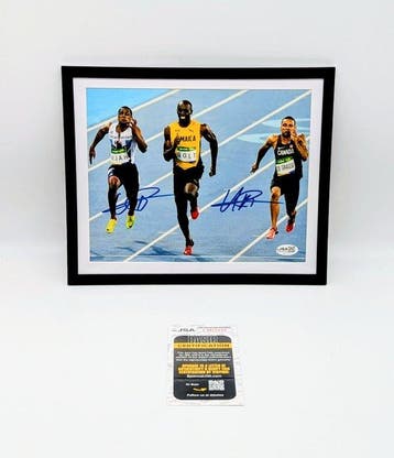 Usain Bolt - Gesigneerde foto - Beckett-gecertificeerde, Nieuw