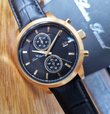 Lucien Piccard - Chronograph - Gold - Date - Layered Dial -, Sieraden, Tassen en Uiterlijk, Horloges | Heren, Nieuw