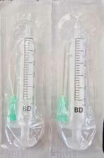 Spuit Naald BD Discardit 2-delig 5ml 0,8 x 40 mm 21G 100, Verzenden, Nieuw