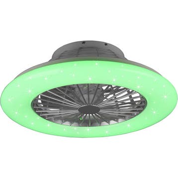 LED Plafondlamp met Ventilator - Plafondventilator - Trion, Huis en Inrichting, Ophalen of Verzenden, Nieuw, Kunststof, Overige fittingen