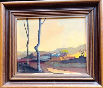 Francisco López Pacho (Gancedo) (1929) - Paisaje, Antiek en Kunst