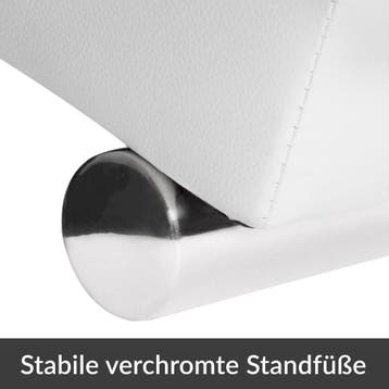 Lounger Londen Wit Kunstleer (Ligbed - Lounge), Verzenden, Nieuw