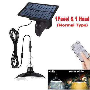 Solar Hanglamp met Afstandsbediening LED Schuurlamp, Verzenden, Nieuw
