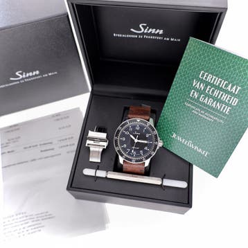 Sinn 104St Automatic; Automatisch Heren Horloge, Overige merken, Polshorloge, Ophalen of Verzenden, Leer