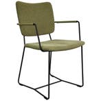 bert plantagie Set Van 6 Eetkamerstoelen Kiko Slede -, Huis en Inrichting, Stoelen, Zo goed als nieuw, Grijs, Vijf, Zes of meer stoelen