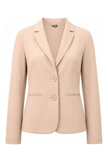 &amp;CO Woman Blazer in maat L Beige, &amp;CO Woman, Verzenden, Zo goed als nieuw, Beige