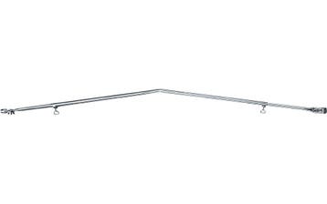 Berger Dakligger Gebogen Staal 22mm 160-260cm - Zilver, Caravans en Kamperen, Ophalen of Verzenden, Nieuw