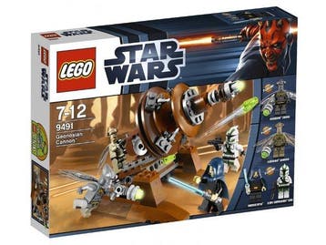 Lego Set - 9491 - Star Wars - Geonosian Cannon - Gebouwd -, Nieuw