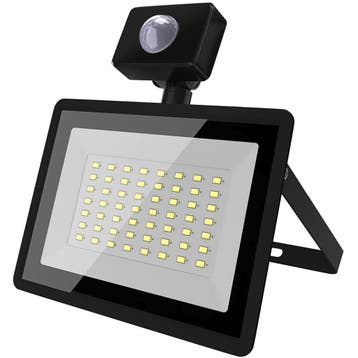 LED Breedstraler met Sensor - Velvalux Glowlit - 50 Watt -, Ophalen of Verzenden, Nieuw, Lamp met armatuur